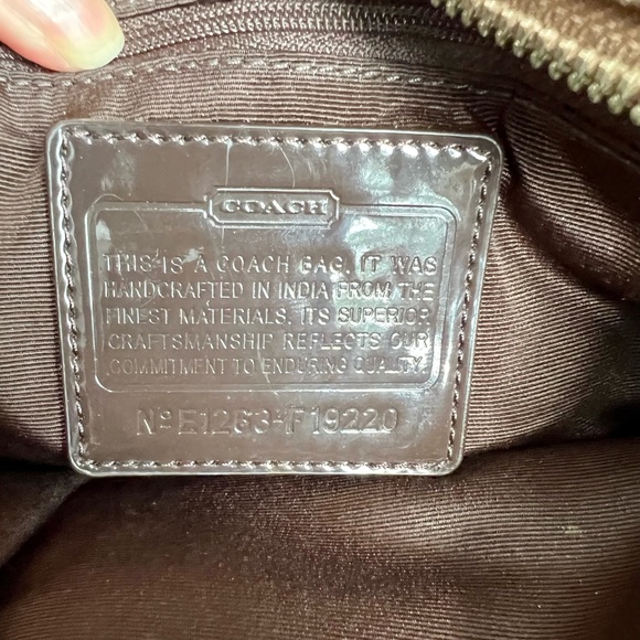 COACH Signature Stripe Crossbody - Picture 6 of 8